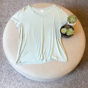 MOSSIMO Teal boyfriend tee